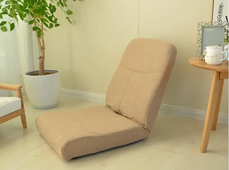 Modern Foldable Lazy Lounge Sofa Floor Chair Tatami Single Backrest Adjustable Gaming Couch Relaxin