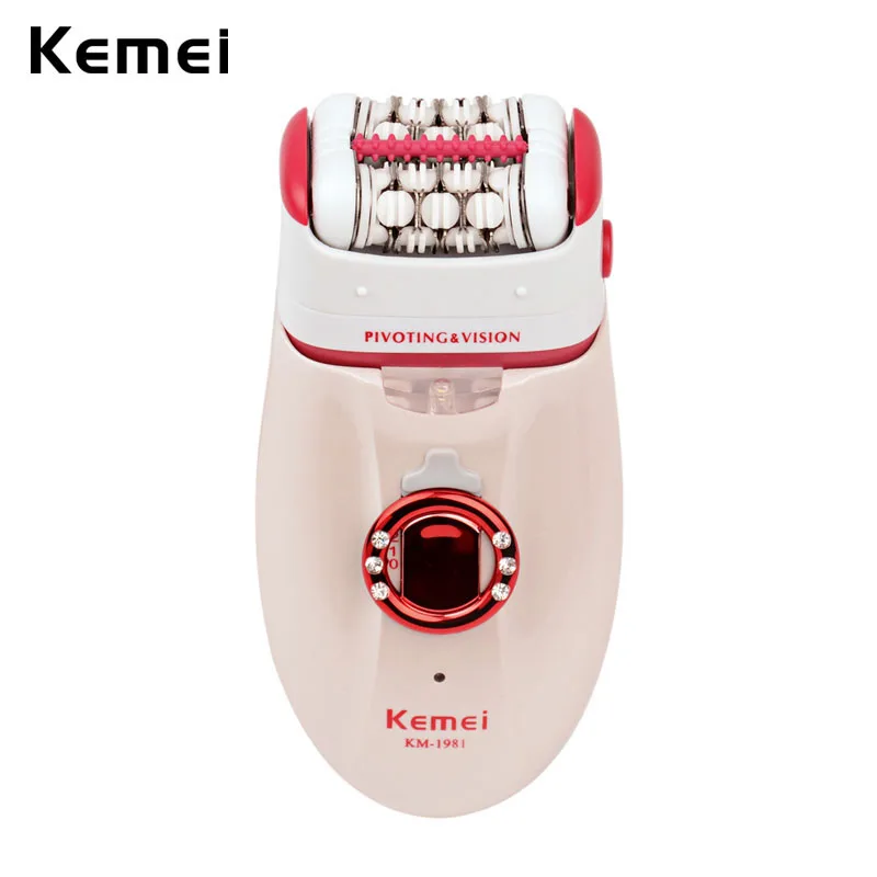 

Kemei 3 in 1 Foot Callus Remover Lady Epilator Women Hair Shaving Machine Hair Removal Female Beauty Tools for Skin