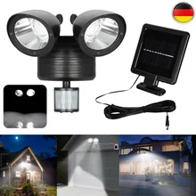 22 светодиодный солнечные Настенные светильники лампа для дома Садовая часть ландшафтное освещение водонепроницаемый Пейзаж дверь свет коридор гараж для домашнего декора