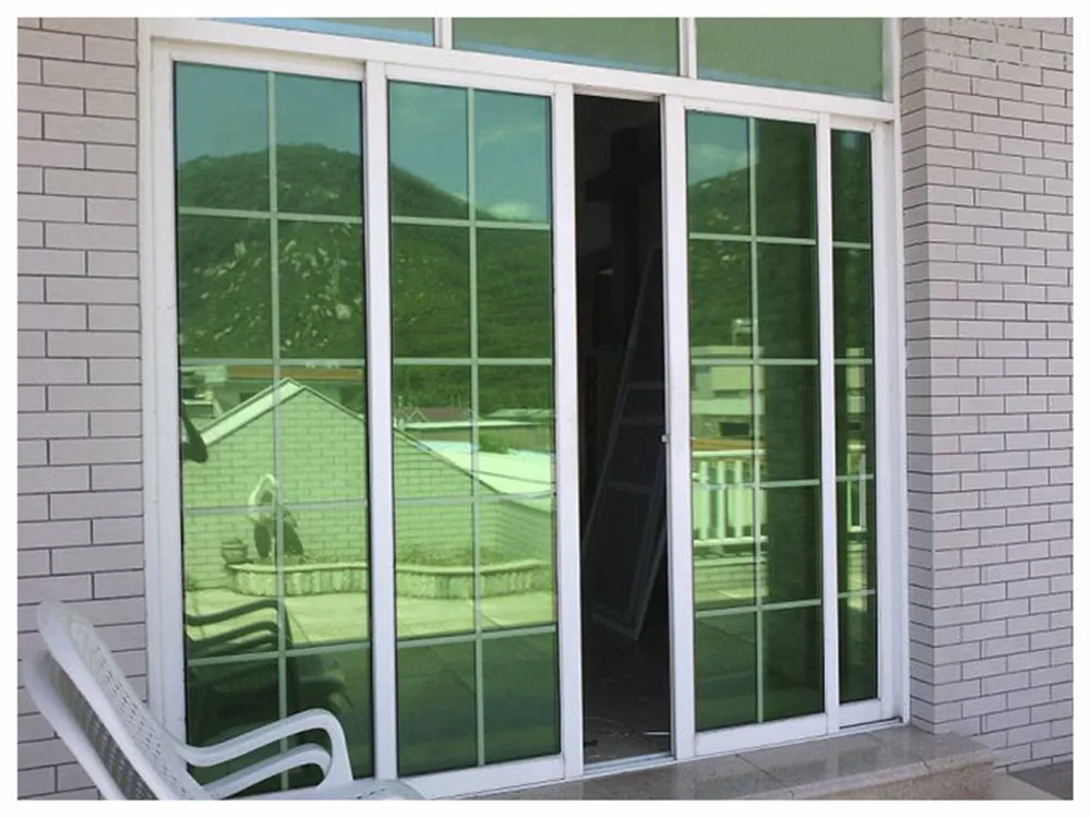 SUNICE теплостойкая одностороннее зеркало оконная пленка, виниловая самоклеящаяся светоотражающая Солнечная пленка окно конфиденциальности оттенок для дома 50 см X 300 см