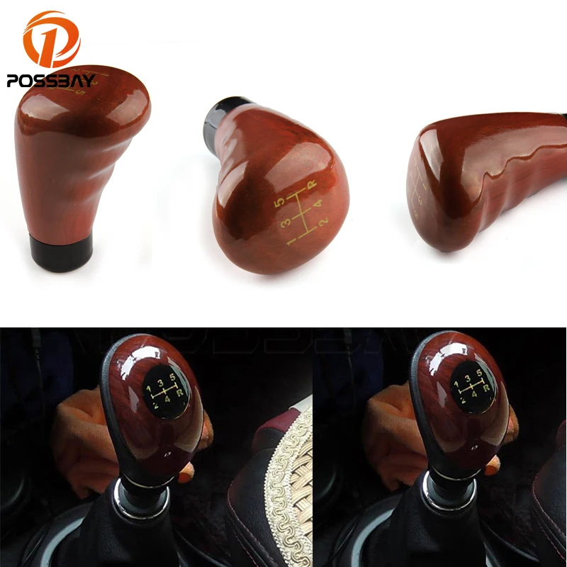 

POSSBAY Universal 5 Speed Car Gear Shift Knob Manual Transmission Gear Stick Shifter Lever for Opel Kia Honda Mazda Ford