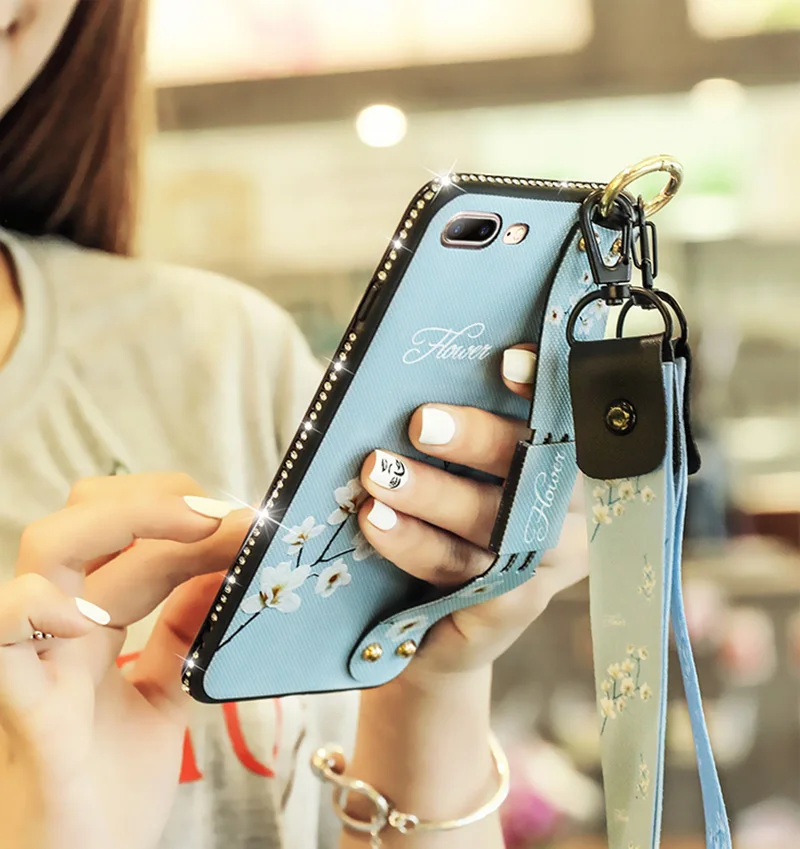 Nephy модный ремешок чехол для телефона iPhone 6 6s 7 8 Plus X XR XS Max 6Plus 7Plus красивый цветок pu