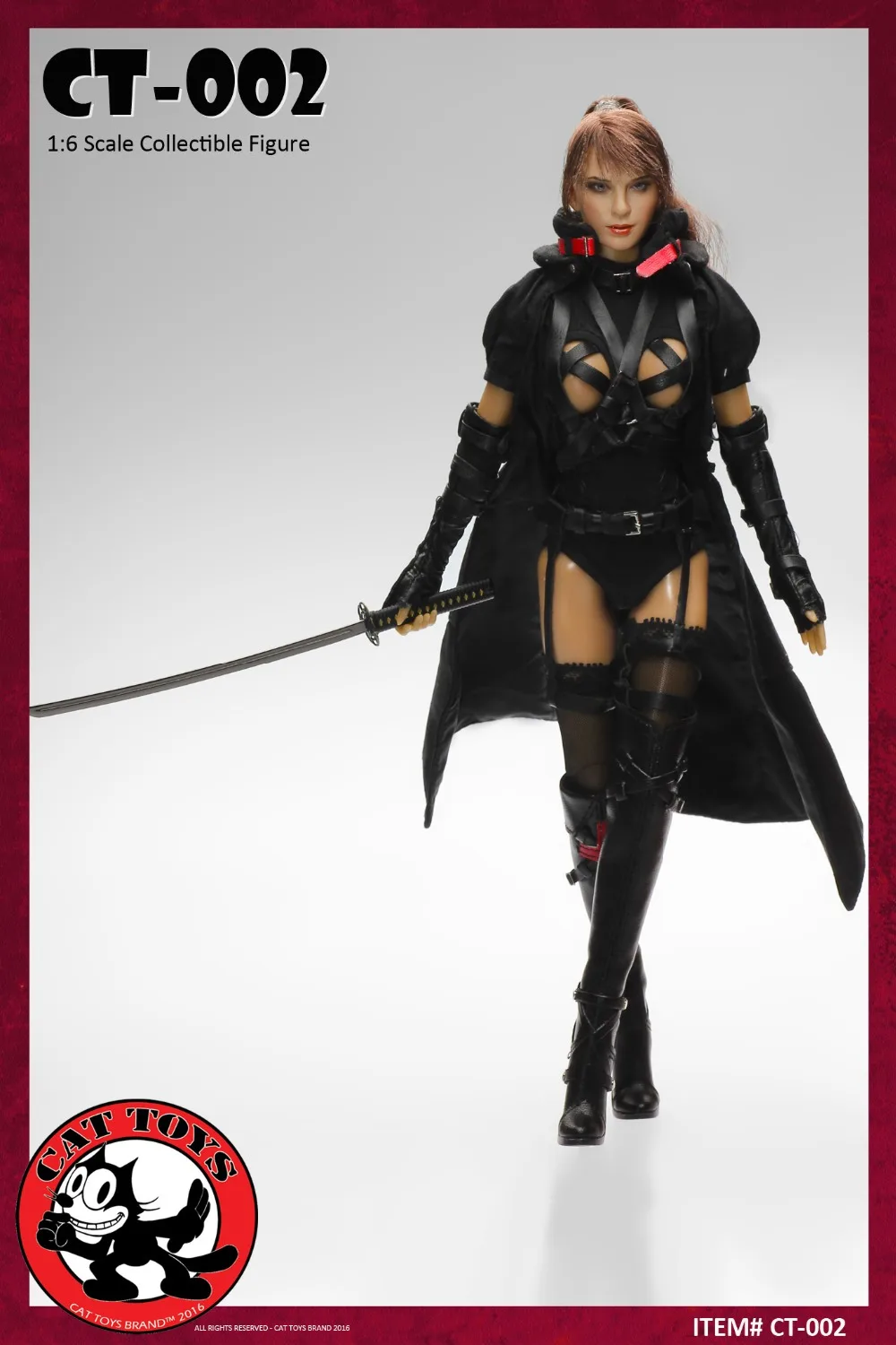 

CAT TOYS CT002 1/6 scale female figure Dark Mourner 12" Action figure doll Collectible Model plastic toy