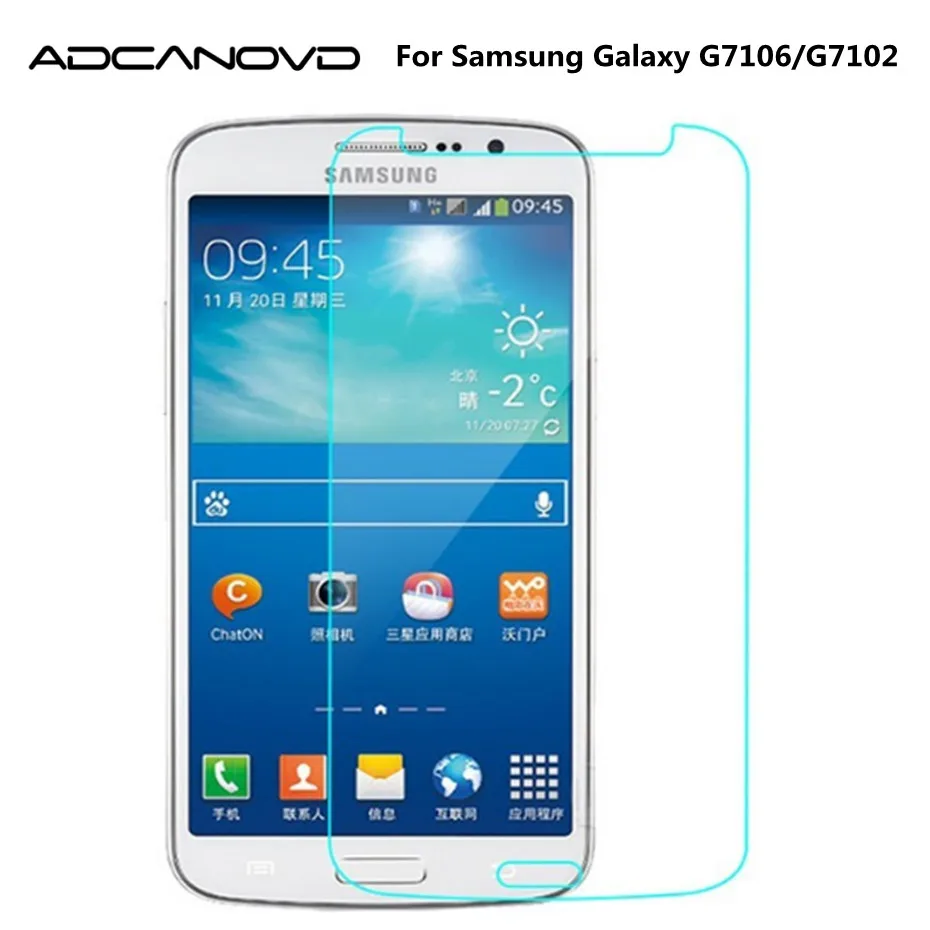 

Adcanovd Tempered Glass Film For Samsung Galaxy Grand 2 Duos G7102 G7105 G7106 G7108 G7109 G7108V Screen Protector On Grand 2