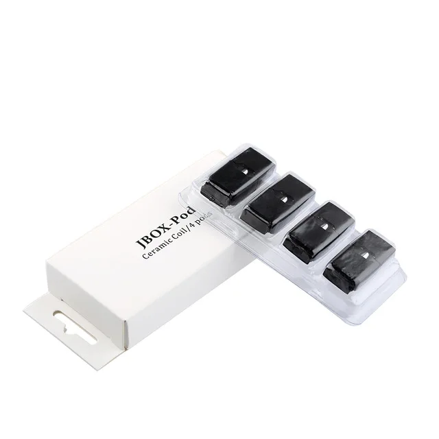 

4pcs/pack Cartridge for Demon Killer JBOX Mod pod mini vape atomizers fit Jull pod pen kit Cartridges Four LED lights