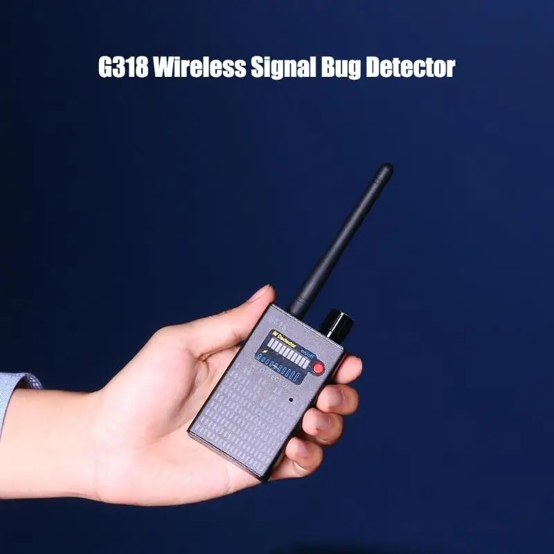 G318 Беспроводной сигнальный обнаружитель подслушивающих устройств откровенный Камера gps для определения местоположения gps трекер сканер