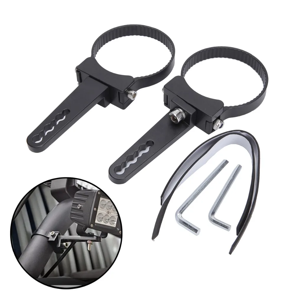 

1Pair Offroad LED Work Light Bracket 1'' 1.25'' 1.5'' 1.75'' 2'' 2.5'' 3'' ATV SUV Car 4x4 Bumper Bullbar Headlight Holder Clamp