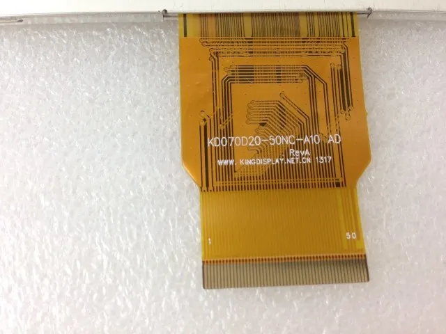 

7 inch 50pin high-definition tablet computer LCD screen, KD070D20-50NC-A10 AD display screen