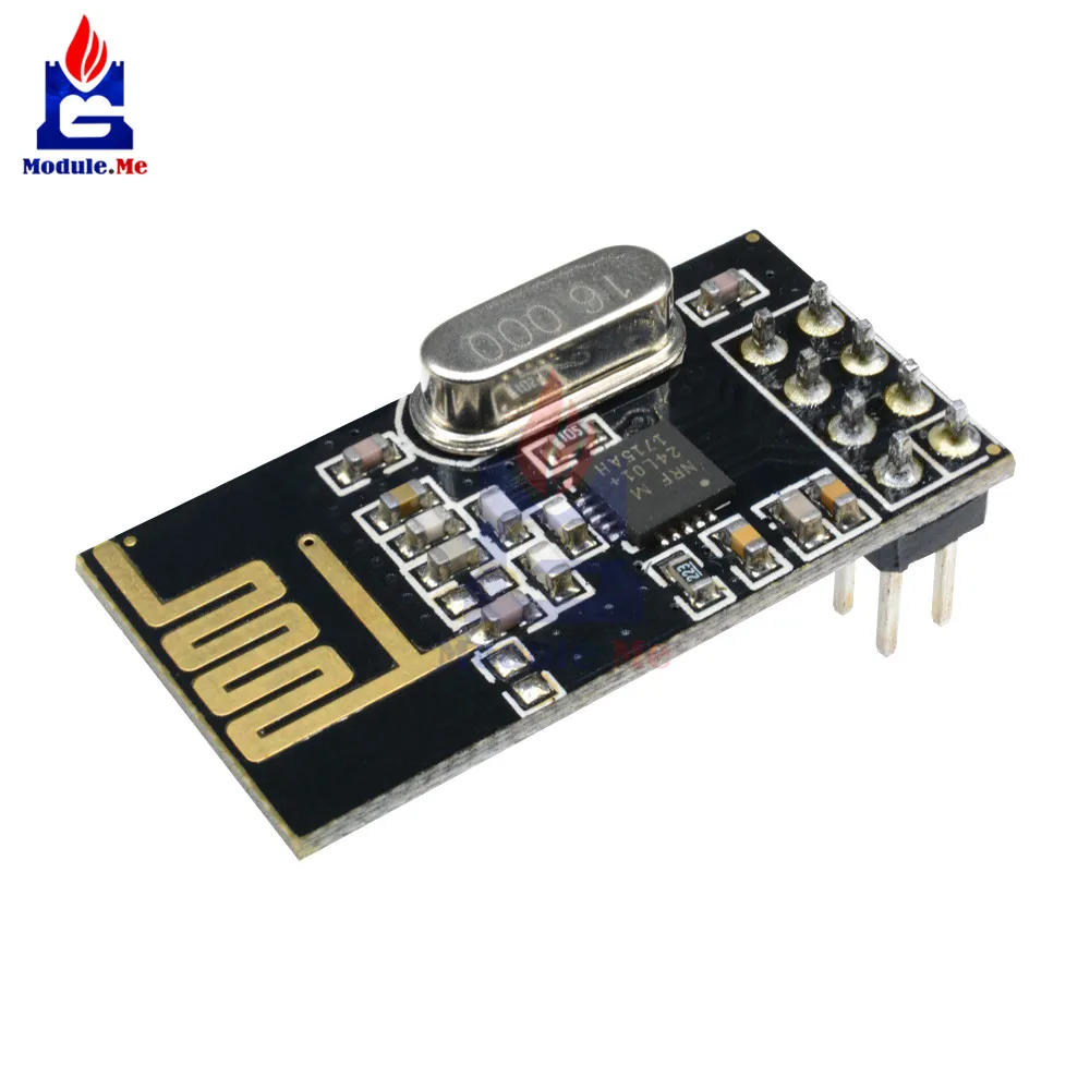 

Multi-point Communication Control Microcontroller NRF24L01 with 2.4GHz Antenna 8 Pin Wireless Transceiver Module for Arduino