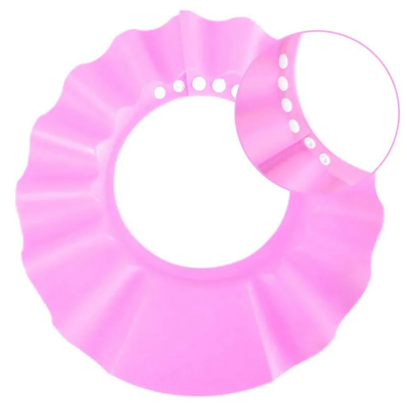 1PCS Safe Baby Kids Children Hat Wash Hair Shield Shampoo Bath Bathing Shower Cap Adjustable