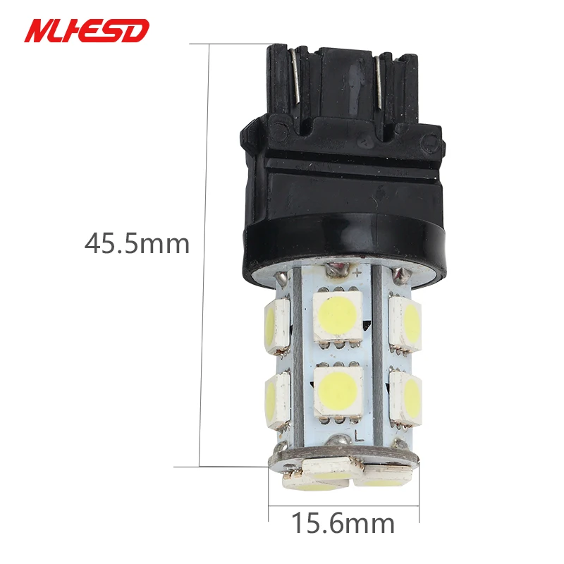 100 шт. оптовая продажа W21/5 Вт T20 T25 13SMD Автомобильный светодиодный тормозной