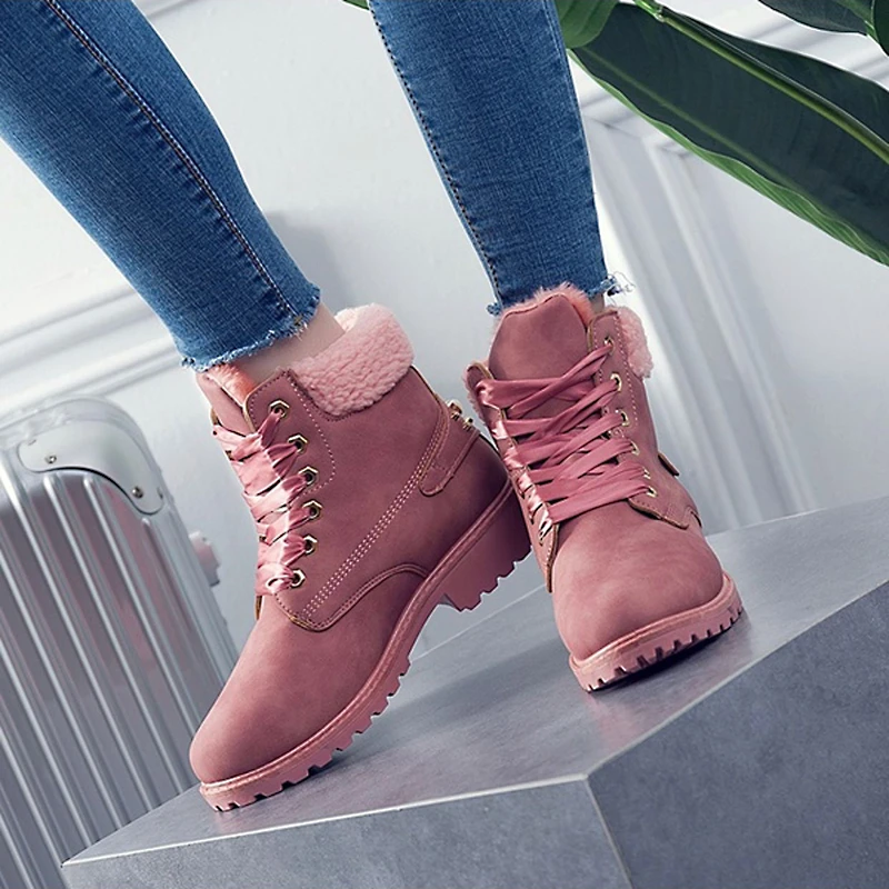 Women's casual lace up martin boots Clearance