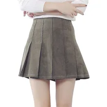 Новые женские летние мини-юбки с высокой талией плиссированные мини-юбки винтажные шикарные школьные мини-юбка для девушек женские#6366
