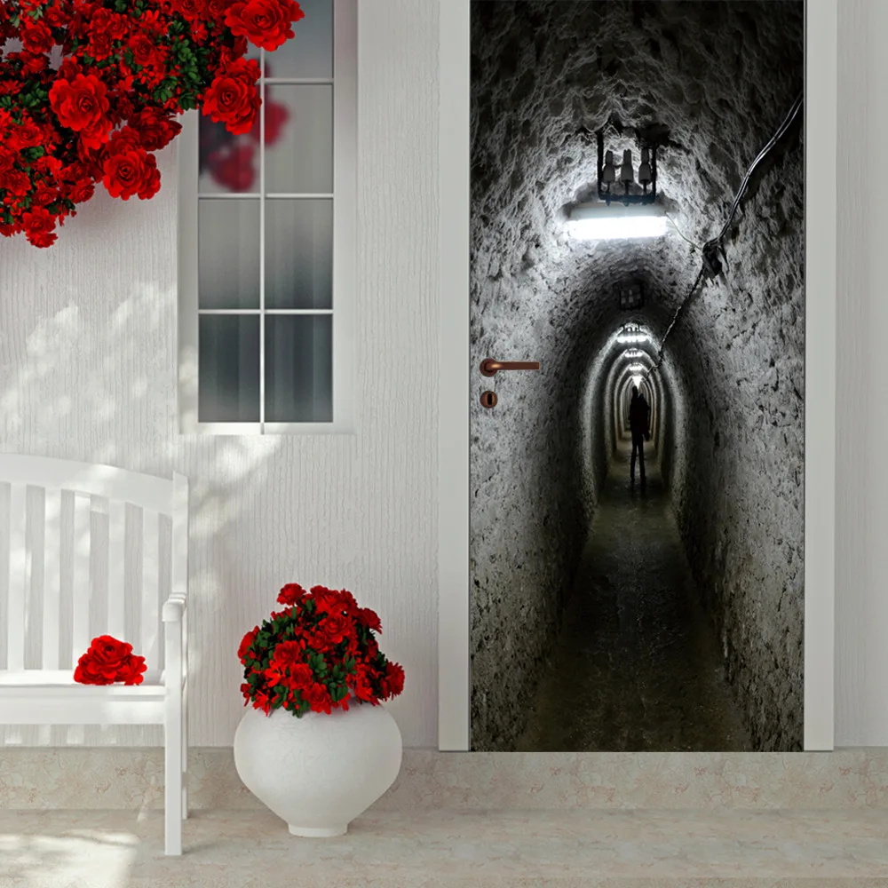 Дверной проём. Тоннель двери. Дверь со светом. Деревянный тоннель. Тоннель двери.