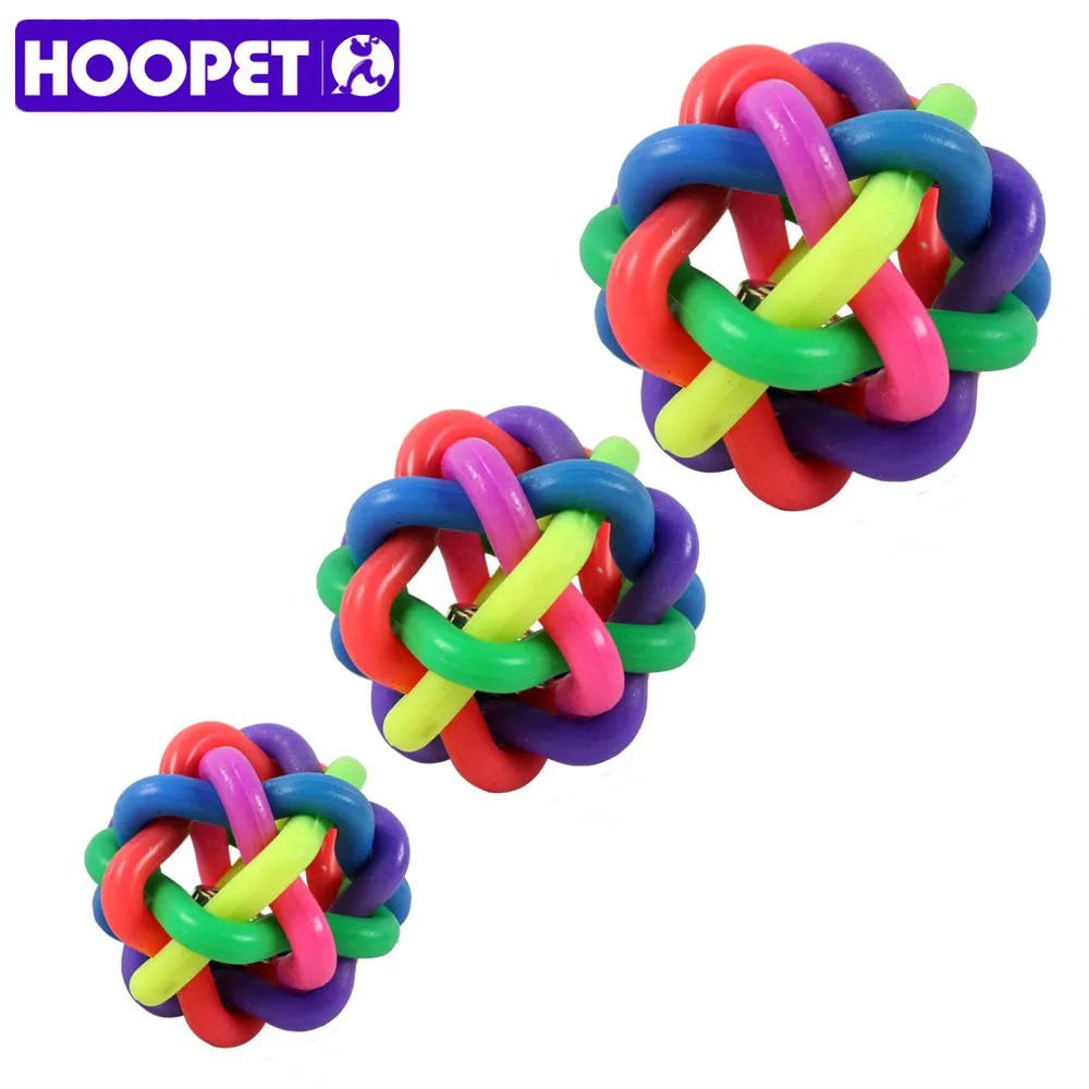 HOOPET Pet Puppy Dog кошка обучение palying игрушки звонкое красочные мягкие резиновые