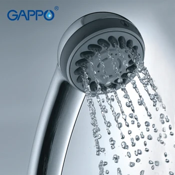 

Gappo Top Quality Shower Head 3Way Round hand shower heads bathroom fixture ABS in chrome Plated water saving shower head GA03