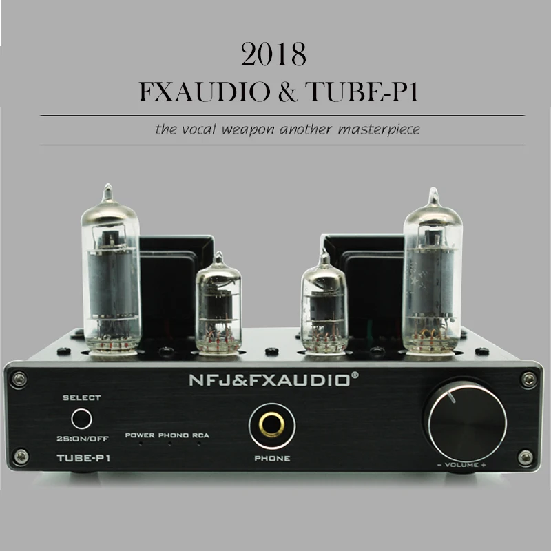 Fx Audio TUBE P1 Hi fi Preamp Tube Amplifier Class A Portable Vacuum
