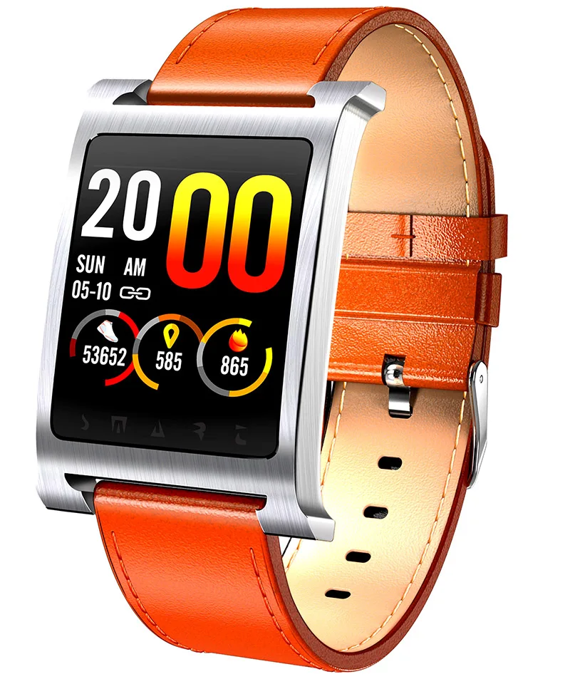 Смарт часы крови Давление Для мужчин женщин Smartwatch сердечного ритма IP68