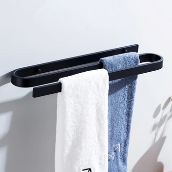 

Creative Toilet Paper Hodler,towel Bar,save Space,Nordic Black Bathroom Pendant,Home Decoration Products,Household Hardware Set