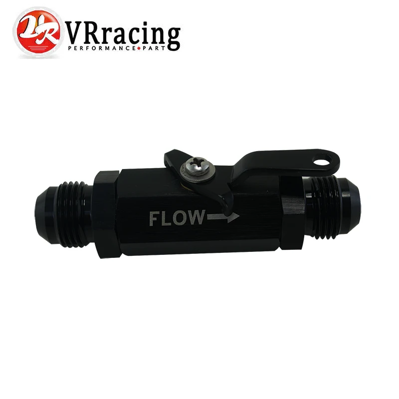 

VR RACING - AN6 6AN -6 AN SHUT OFF VALVE FITTING ALUMINUM BLACK VR-WLPV72-06B