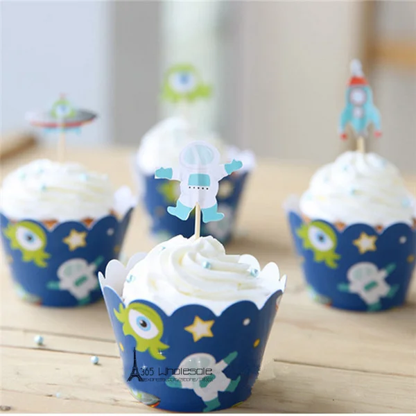Cupcake DIY Materials Rocket Style - Front 2