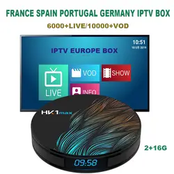 X96mini Iptv Франции, Испании Европа арабский взрослых Водонепроницаемая коробка с 1 год подписки Iptv M3U X96 мини PK Mag250 Mag 254 коробка HTV 5