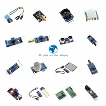 TZT 16 шт./лот Raspberry pi 2 3 модуль датчика посылка 16 видов датчика для arduino kit