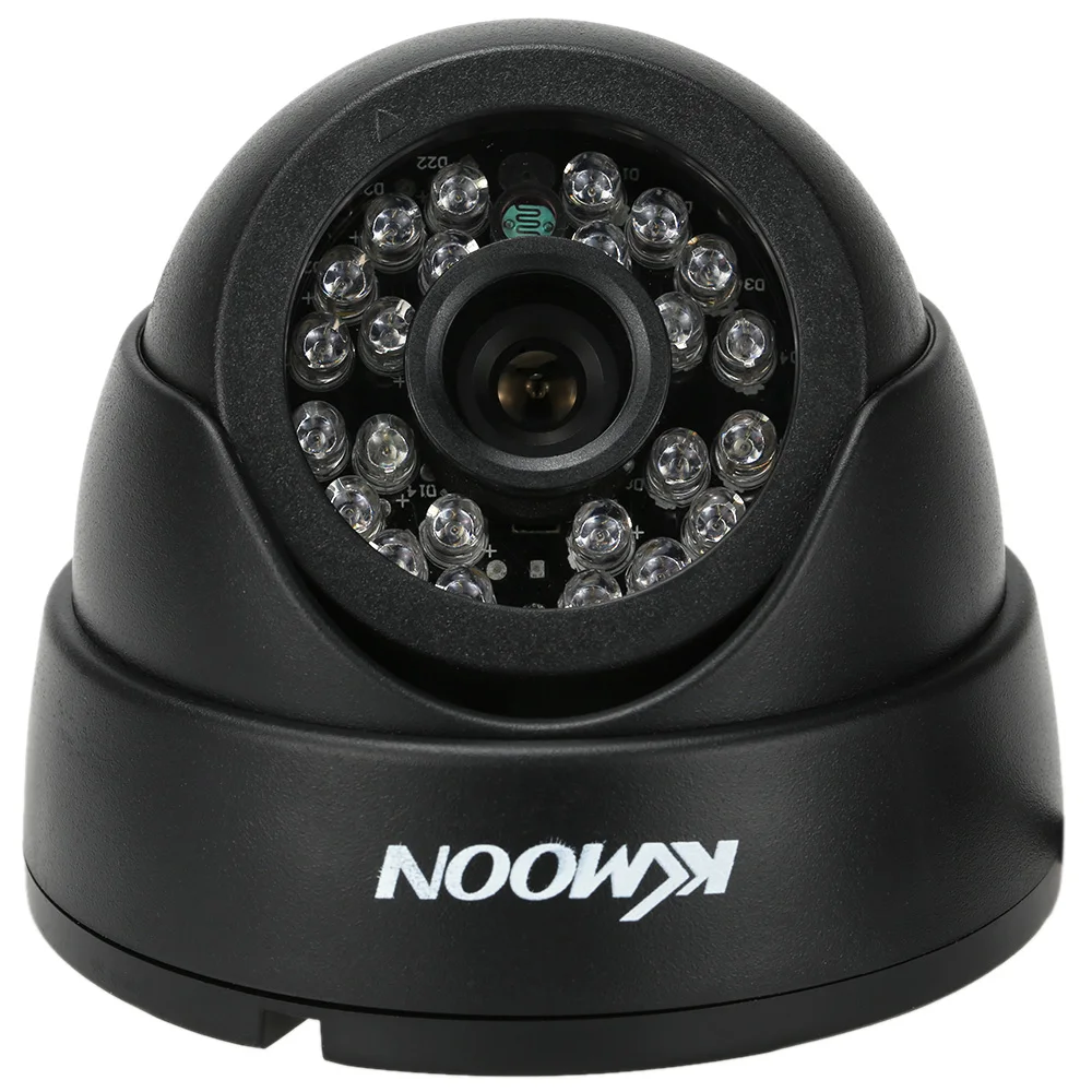 

KKmoon HD 1200TVL Security Dome Camera Security CCTV Surveillance Camera Night Vision 1/3" CMOS IR-CUT Security Plug and Play