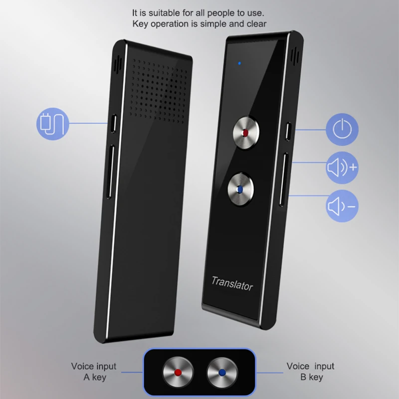 

Portable Smart two-way translator 40 Multi-Language Translation muama enence Real-time language translator for Tourism learning