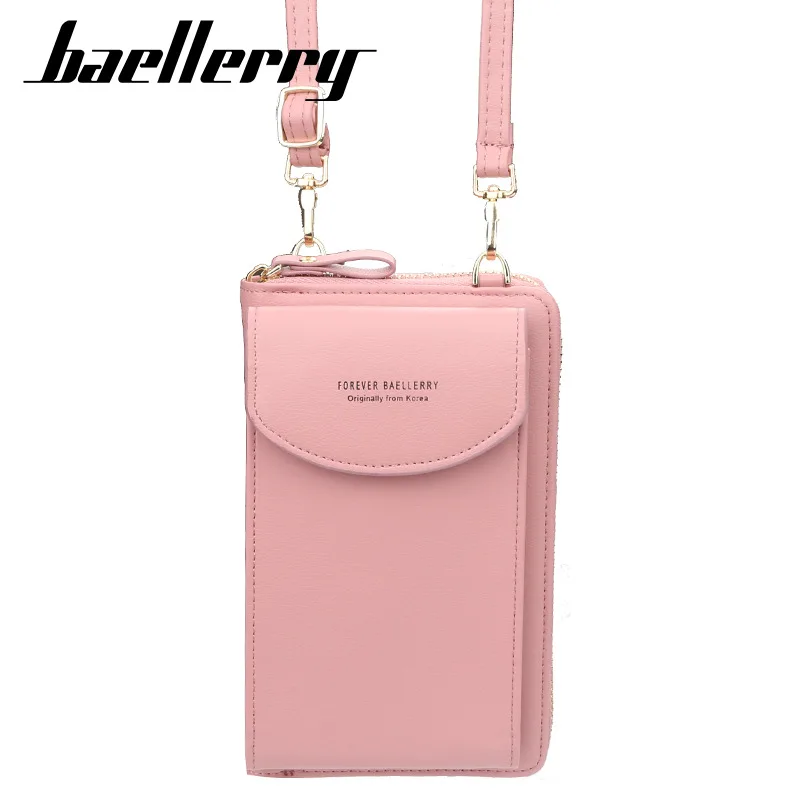 

2019 Women Leather Shoulder Wallet Phone bag Case Female Multifunction Coin Change Passport Purse Card Holder Clutch For Girls