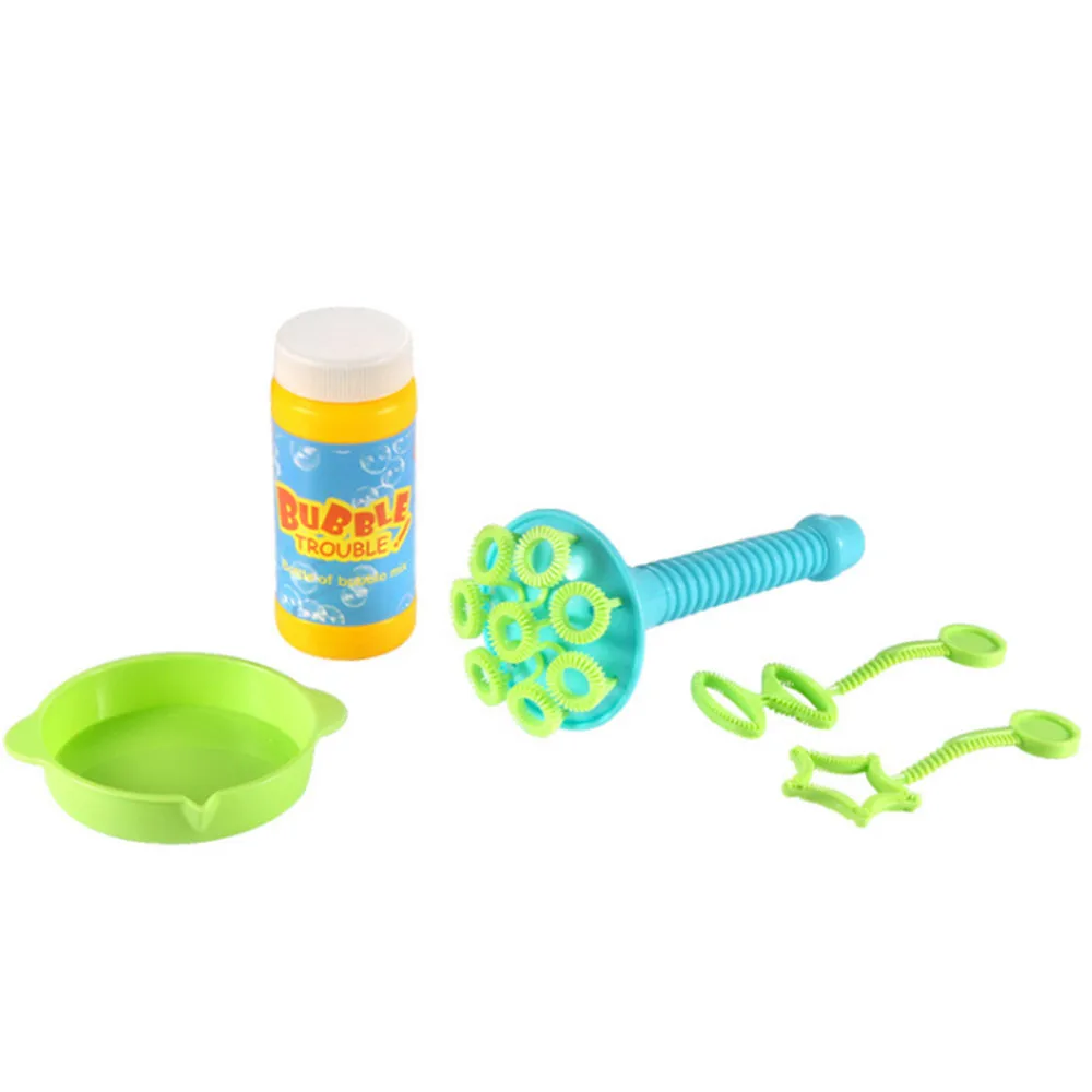 HINST New Funny Summer Magic Bubble Blower Horn Music Bubble Maker Kids