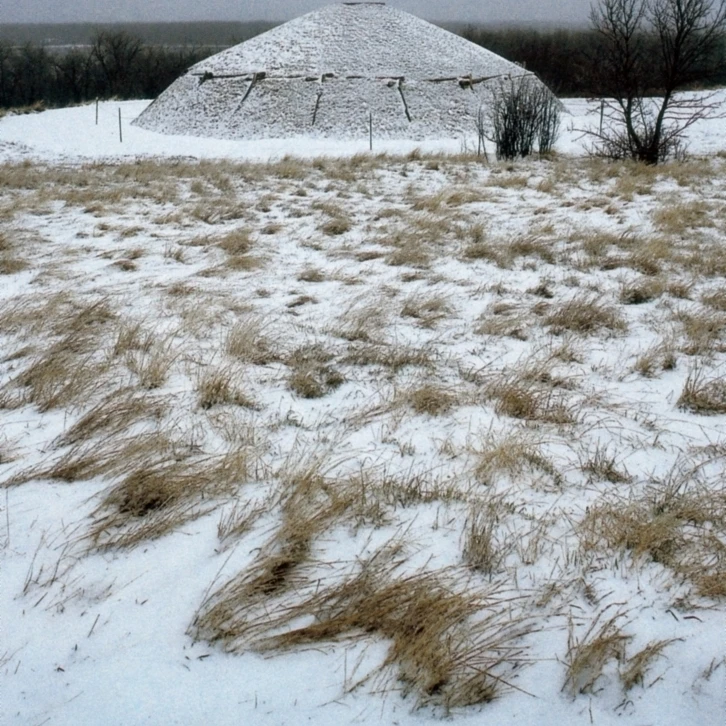 Replica of Native American Earthen Lodge Poster Print by Science Source (18 x 24)