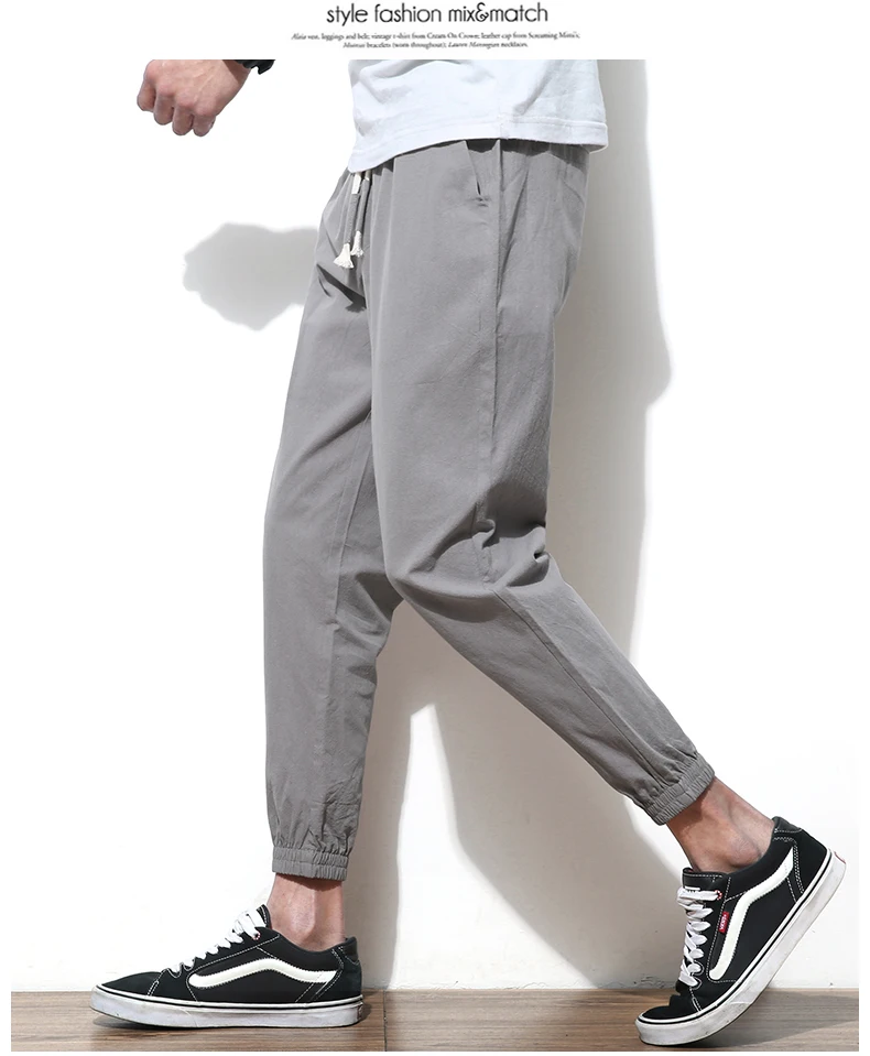 Укороченные штаны мужской хан издание джокер брюки мальчик луч ноги штаны Гарун k114-P35 студентов девять очков Штаны