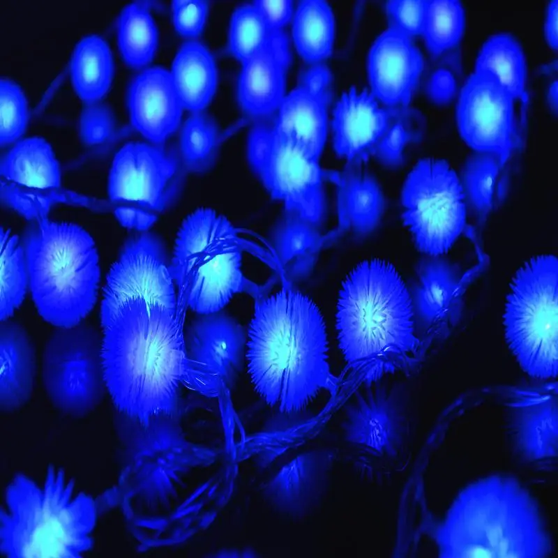 3 M Diente De m León batería LED cadena iluminación Luces De Natal boda Luces De hadas Luces De Navidad Edelweiss exterior Navidad Luz