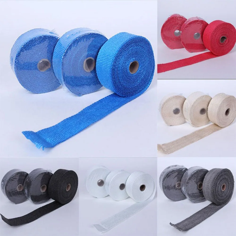 

39Inch 10M Electrical Insulation Tape Cloth Heat Resistant Wiring Insulation Roll Mototrcycle Accessory 6 Optional Color #274837