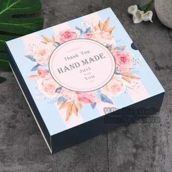 

Vintage Wedding Candy Box Gift Bag,4/6 lattice biscuit Macaroon Box Chocolate Boxes Cookies Bag 50pcs/lot