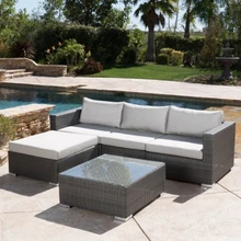 Новое поступление красивая уличная мебель маленький ротанговый диван бистро комплекты кресел