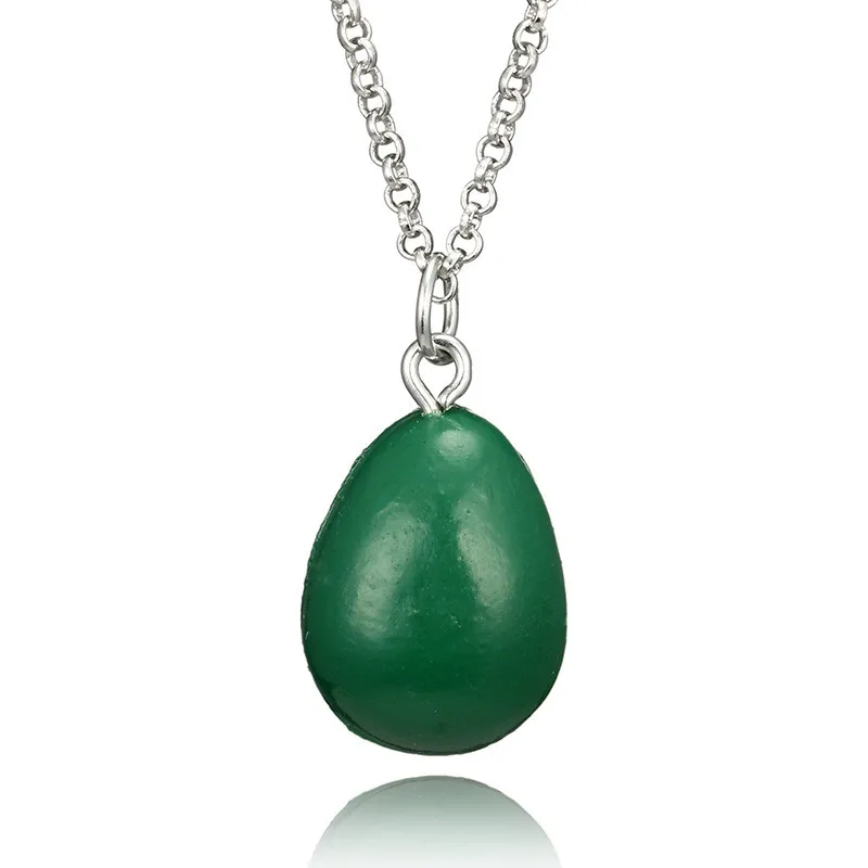 FUNIQUE зеленый кулон в виде ягоды ожерелье s женский авокадо сердце длинная Очаровательная цепочка ожерелье для женщин вечерние ювелирные изделия аксессуары