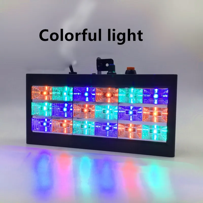 Светодиодный сценический стробоскоп со звуком 18 RGB диджейская лампа