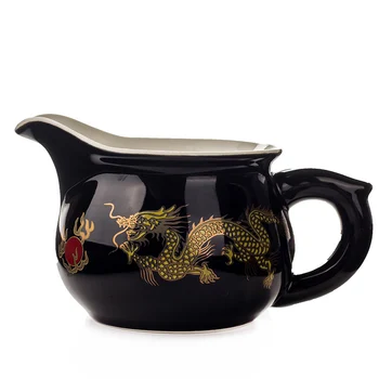 

Golden dragon Gongdao Cup Mug Tea Set Teapot Drankware Justice Cup Teapot Teaware Chinese Kung Fu Tea Cup Set kettle.