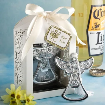 

Romantic design angel beer bottle opener wedding favors and gifts, party souvenirs