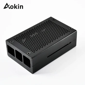 

For Raspberry Pi 3 Case Aluminum Luxury Case Silver Black Cover Couqe Fundas Metal Enclosure For Raspberry Pi 3 Model B+