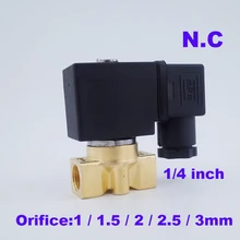 GOGO 0-40/20/15/10/7bar 2 way Пневматический водные магистрали из Желтой меди с клапан с нулевым давлением для запуска G1/" 12 V 24VDC нормально закрытый PU электромагнитный клапан