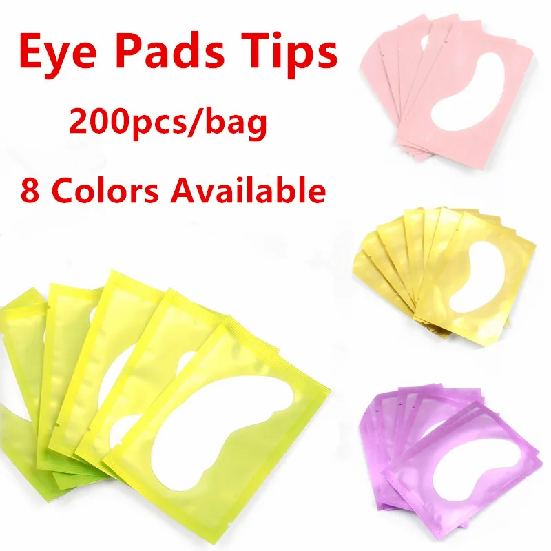 

200pcs/bag Eyelash Extension Supplies satisfied Under more Eye Pads Tips Sticker Lash eyepatch Paper Patches Grafted Stickers