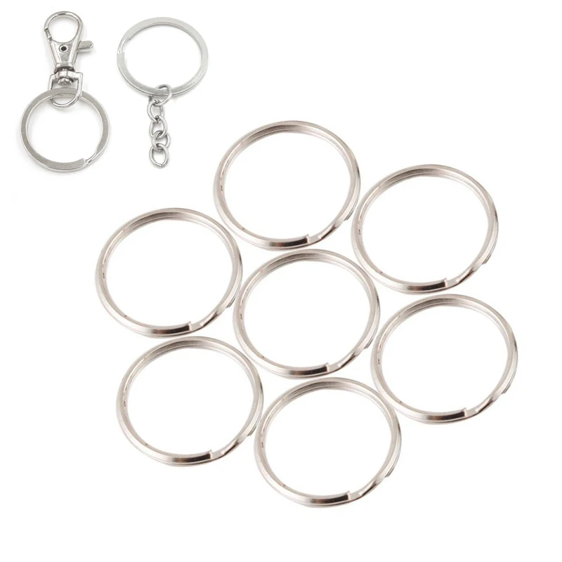 Buy 10 Pieces/Lot 25mm Metal Silver Key Ring Holder