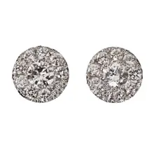 Серьги GVBORI из натуральных жемчужин с бриллиантами, 18 К, белое золото, женские серьги, роскошные классические модные ювелирные изделия