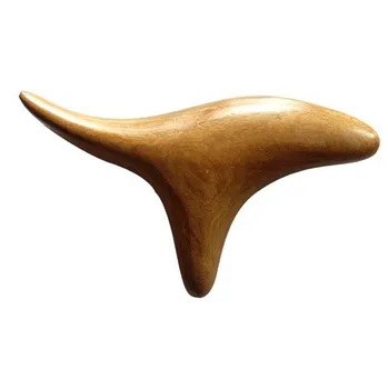 

Acupuncture massage rod acupuncture point rod Foot massage tool camphor wood triangle bird foot massage device