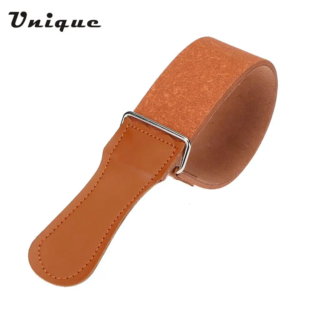 

Men's Shaving Leather Strap Cowhide Throat Razor Strop Straight Cut Sharpening Strop Belt for Barber Male Shaving Tool