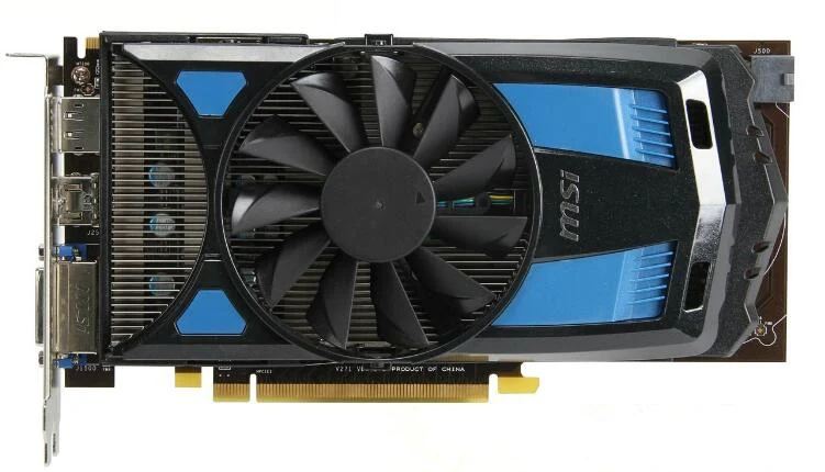 For MSI HD7750 for AMD 1G 128bit DDR5 used original graphics card PCI-E 3.0