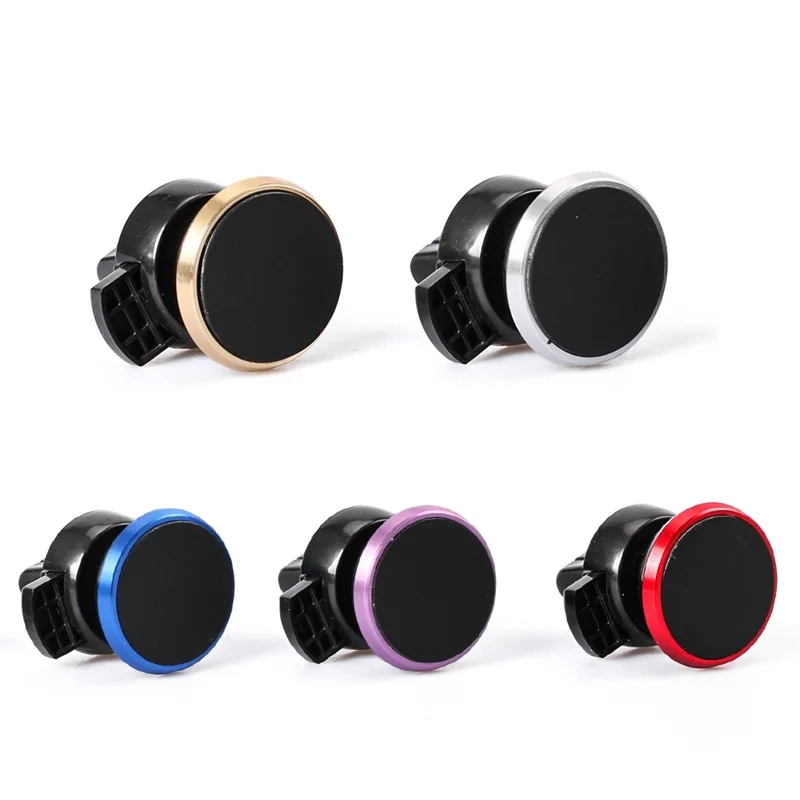 

1Pcs Universal Mobile Phone Holder Magnetic Car Phone Holder Stand Air Vent GPS 5 Style